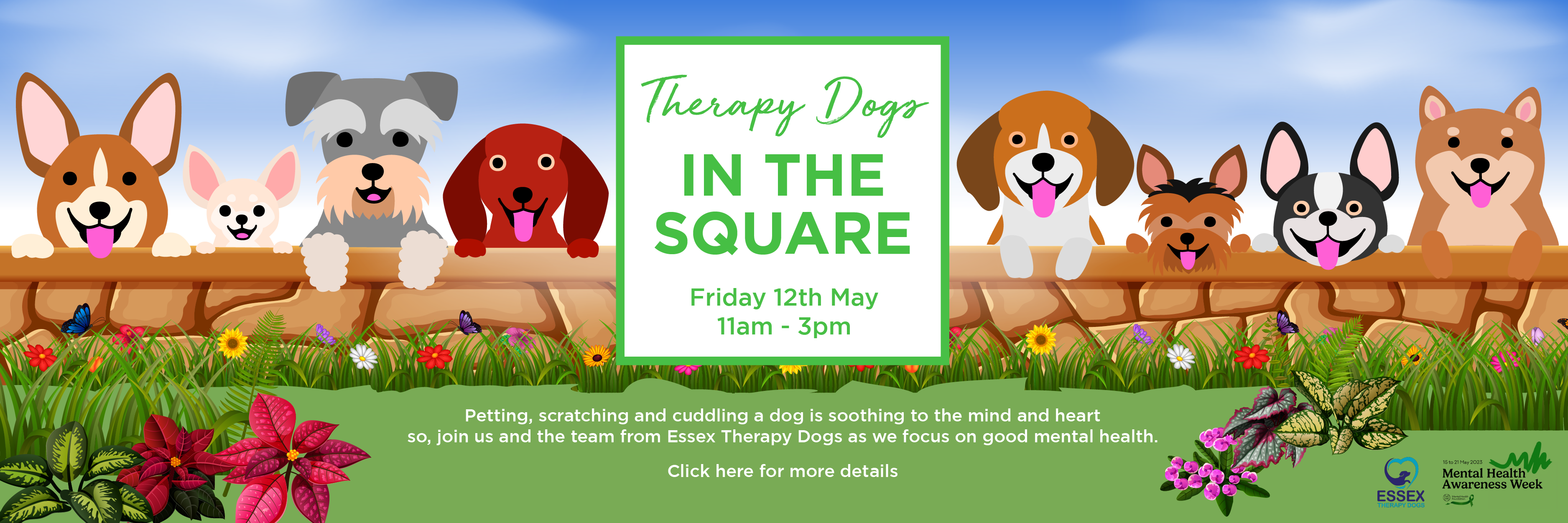 Therapy Dogs in the Square