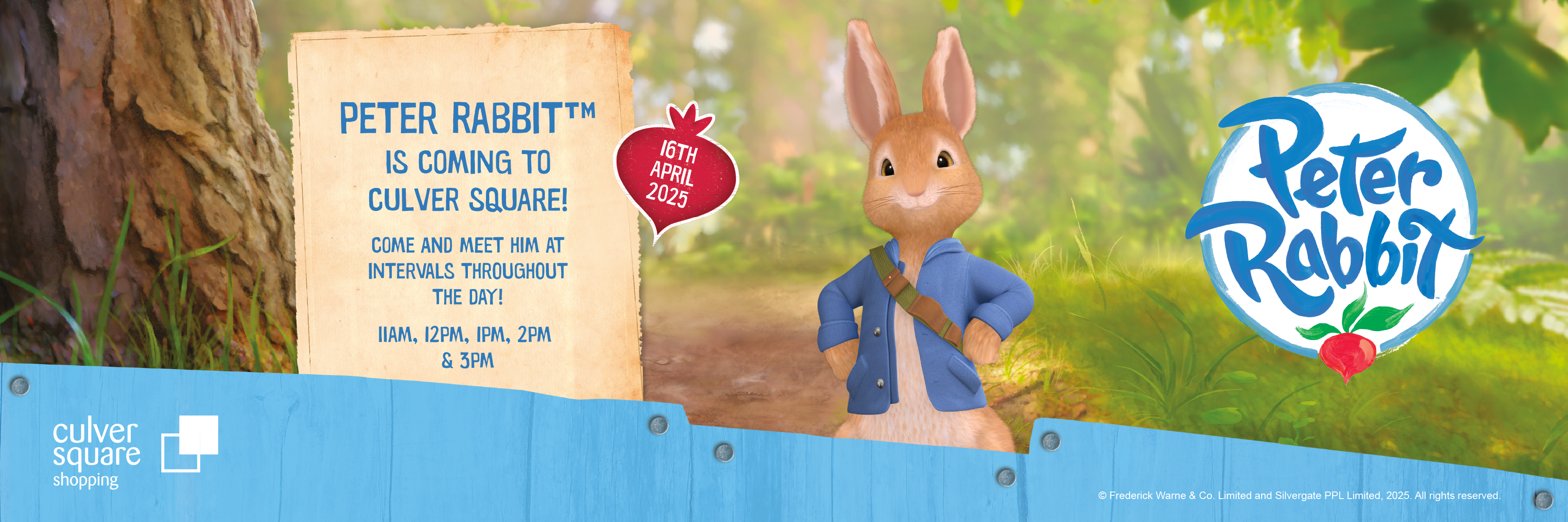 Peter Rabbit™ Came to Culver Square This Easter!