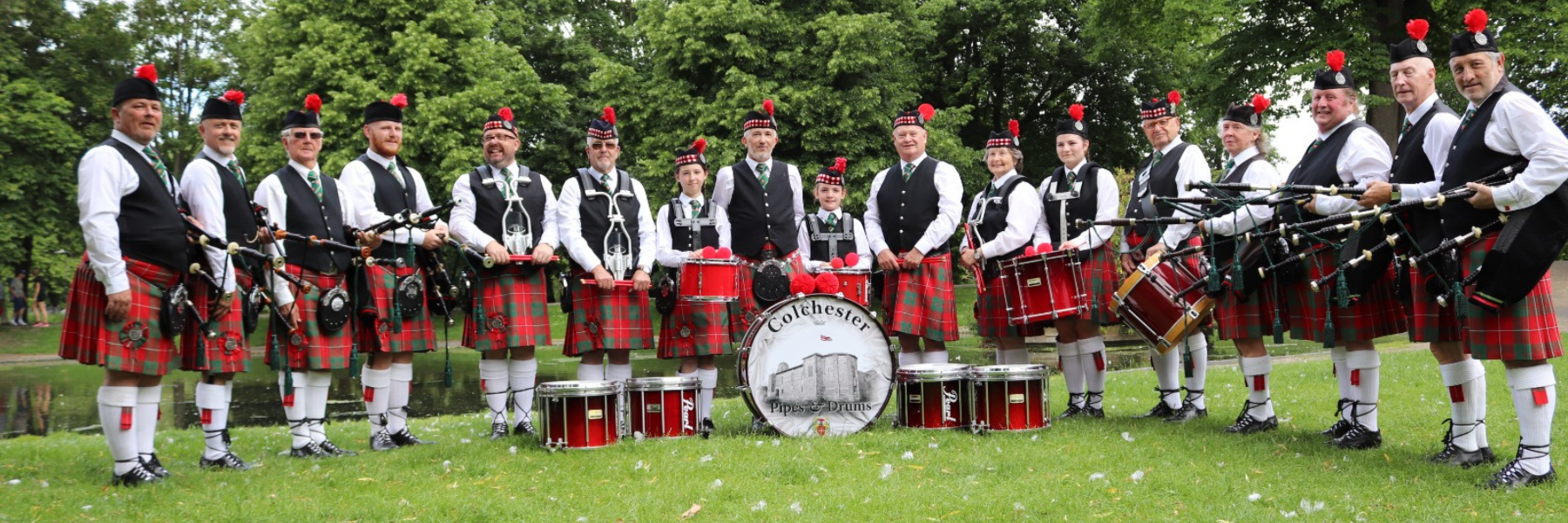 Colchester City Pipe Band Performance